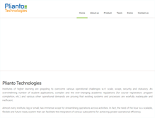 Tablet Screenshot of plianto.com